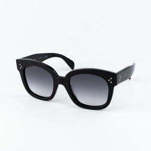 Celine 3 DOTS Women Sunglasses Black Grey Gradient Cl4002UN 01B NEW AUTHENTIC